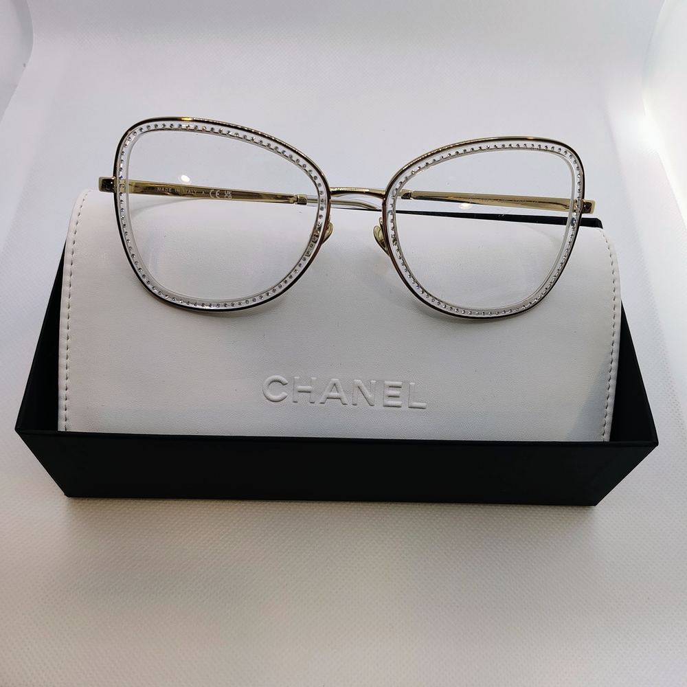 Chanel Gold Women's Glasses